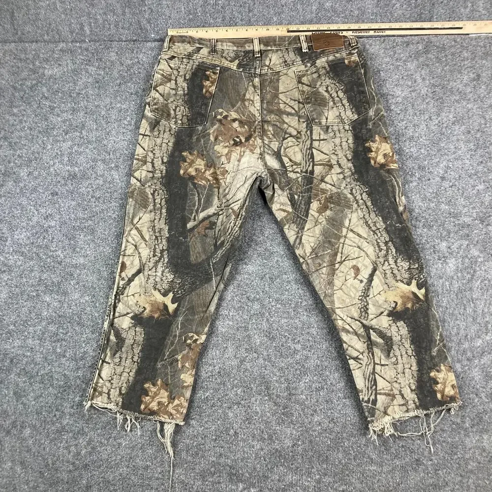 Mossy Oak Shorts Womens‎ 40X34 Camo Hunting Cutoff Denim Outdoor Rugged Wear